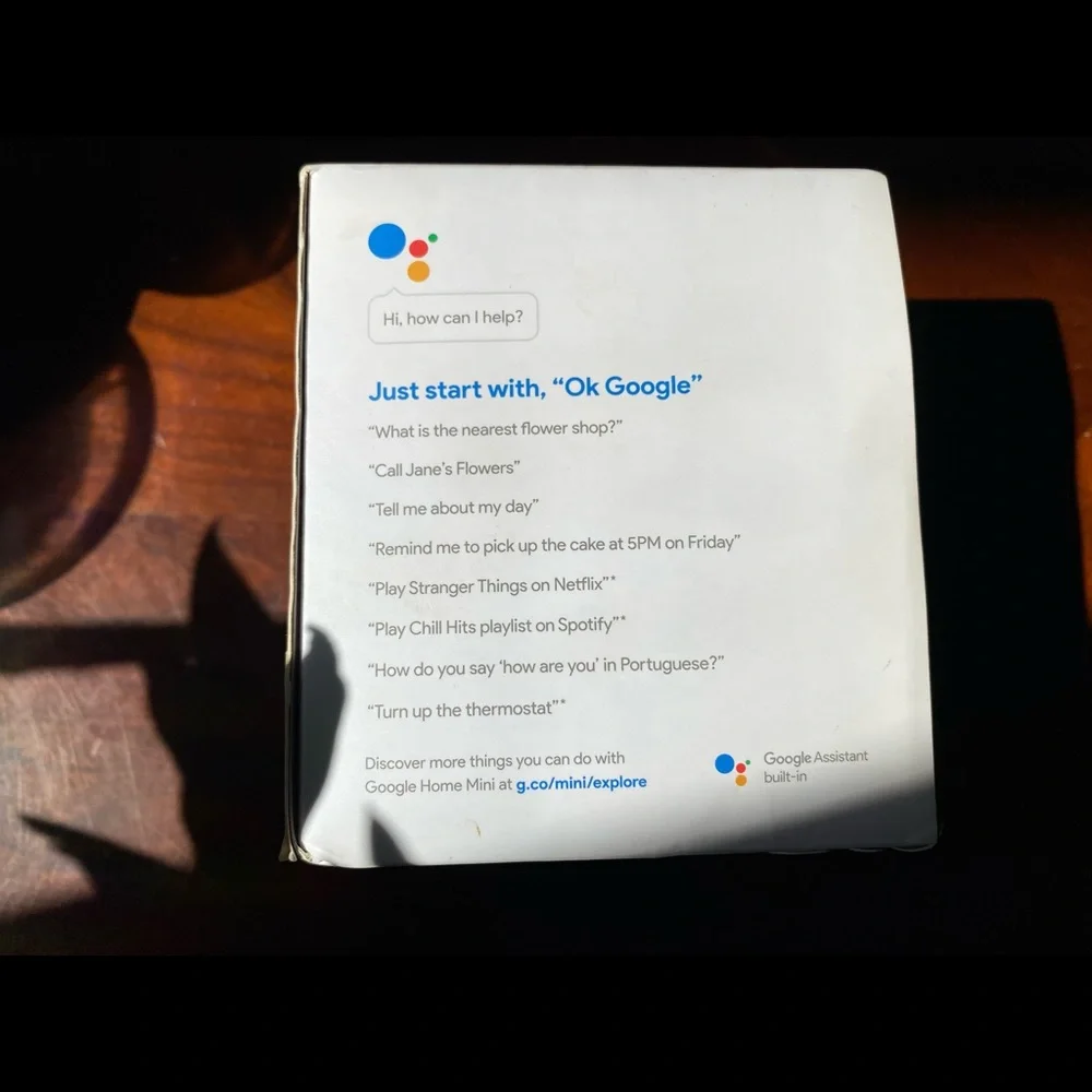 Brand New Google Home Mini
